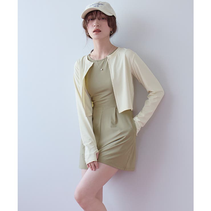 3点セット 前開きトップス付オールインワン ラッシュガード【SEADRESS | titivate | 詳細画像31 