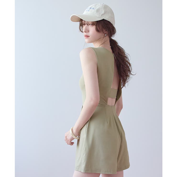 3点セット 前開きトップス付オールインワン ラッシュガード【SEADRESS | titivate | 詳細画像14 