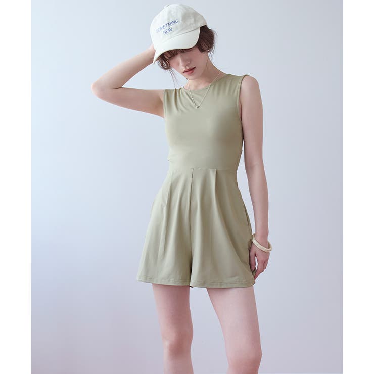 3点セット 前開きトップス付オールインワン ラッシュガード【SEADRESS | titivate | 詳細画像15 