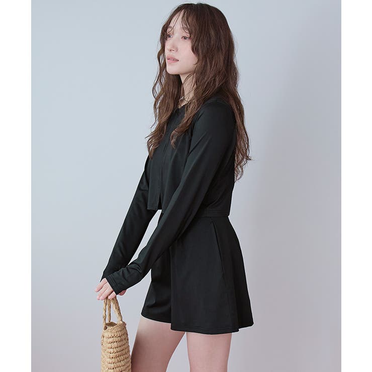 3点セット 前開きトップス付オールインワン ラッシュガード【SEADRESS | titivate | 詳細画像18 