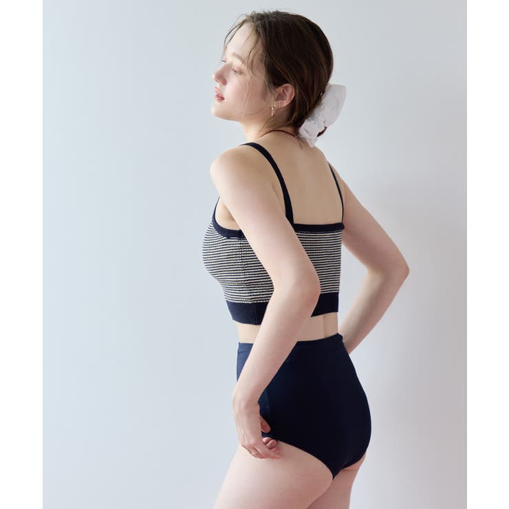 Vネックシンプルデザインニットビキニ/水着【SEADRESS シードレス】 | titivate | 詳細画像3 