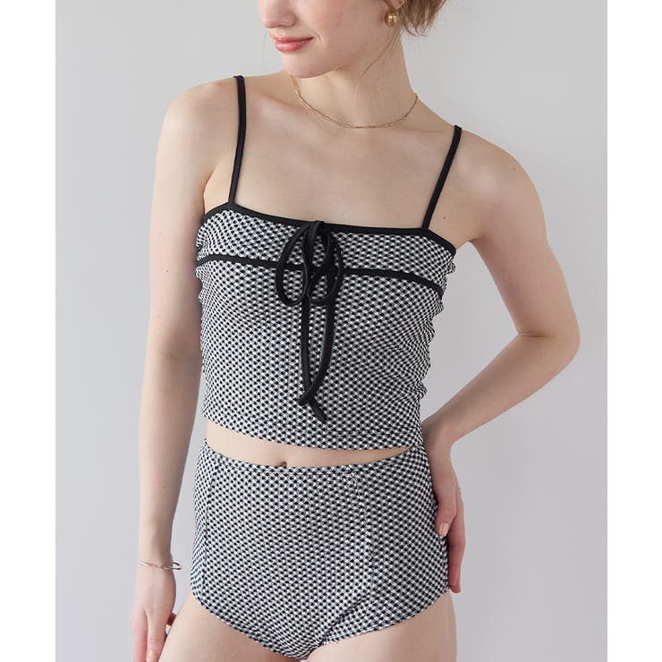 リボンデザインチェックジャガードビキニ/水着【SEADRESS シードレス】 | titivate | 詳細画像21 