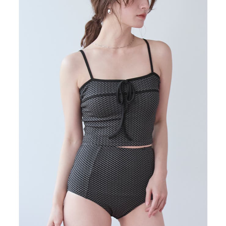 リボンデザインチェックジャガードビキニ/水着【SEADRESS シードレス】 | titivate | 詳細画像24 