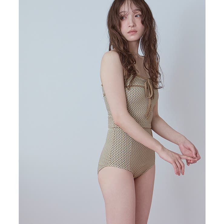 リボンデザインチェックジャガードビキニ/水着【SEADRESS シードレス】 | titivate | 詳細画像30 