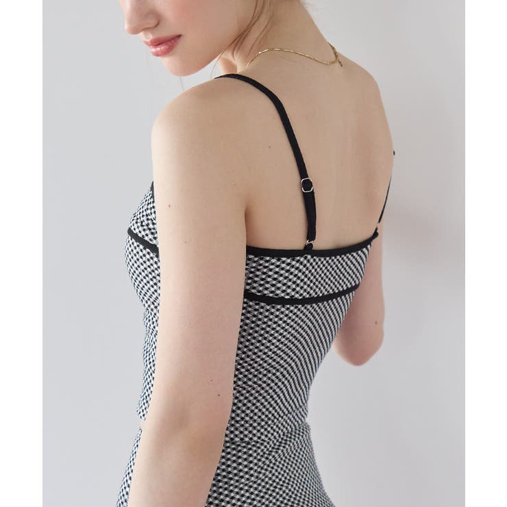 リボンデザインチェックジャガードビキニ/水着【SEADRESS シードレス】 | titivate | 詳細画像5 