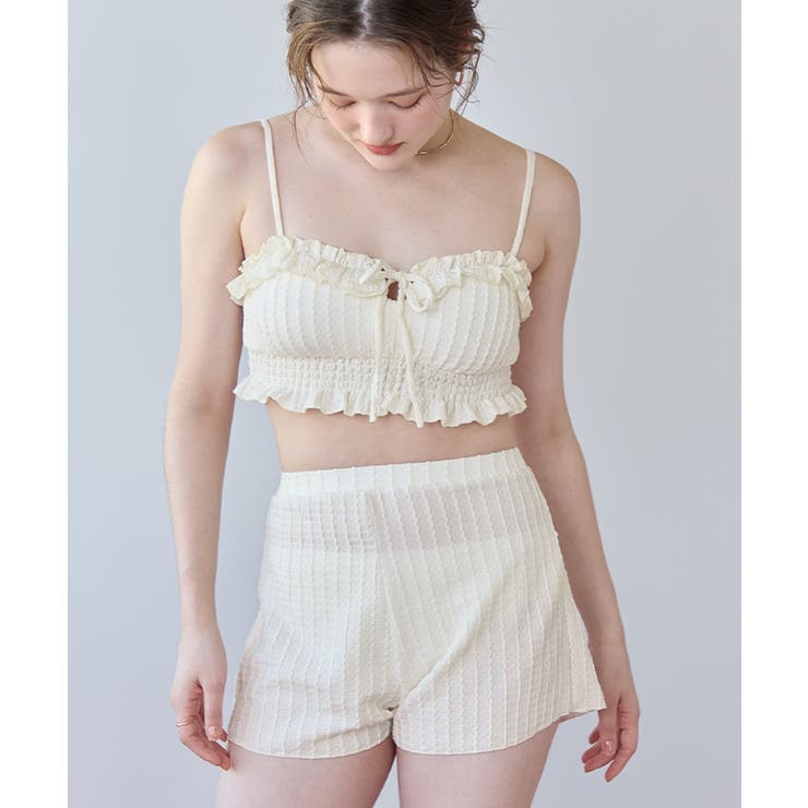 3点セット フリルデザインジャガードビキニ×ショートパンツ 水着【SEADRES… | titivate | 詳細画像19 