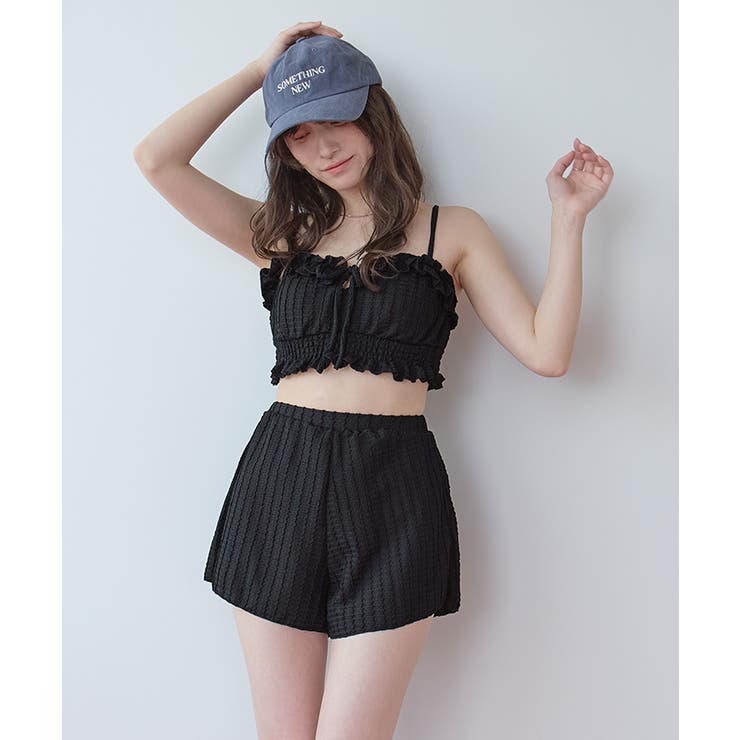 3点セット フリルデザインジャガードビキニ×ショートパンツ 水着【SEADRES… | titivate | 詳細画像14 