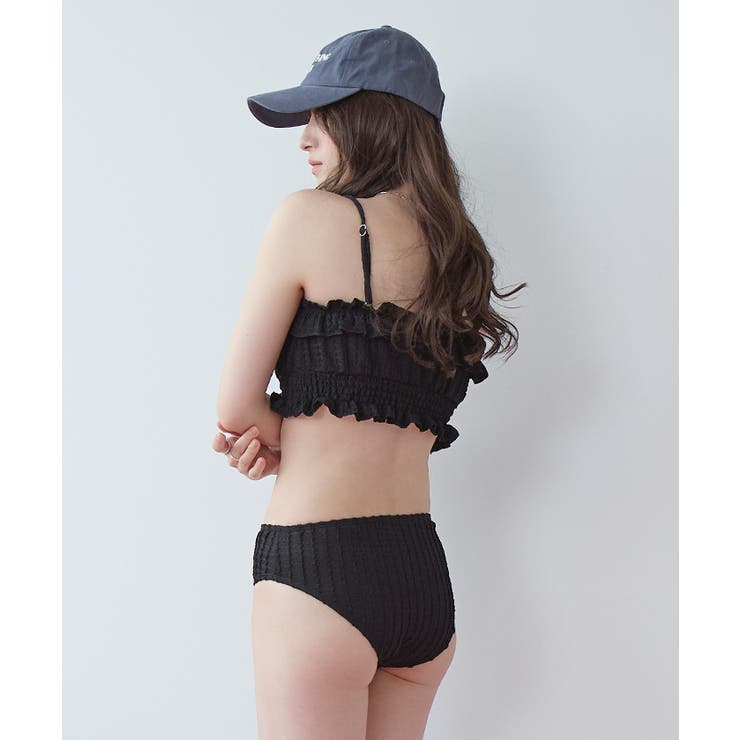 3点セット フリルデザインジャガードビキニ×ショートパンツ 水着【SEADRES… | titivate | 詳細画像17 