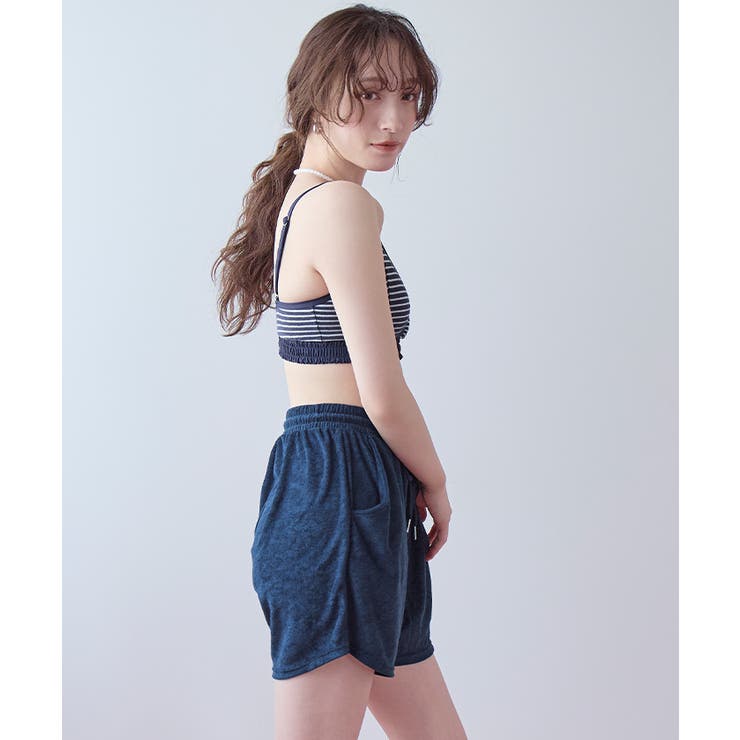 パイル地ボーダースポーティービキニ/水着【SEADRESS シードレス】 | titivate | 詳細画像31 