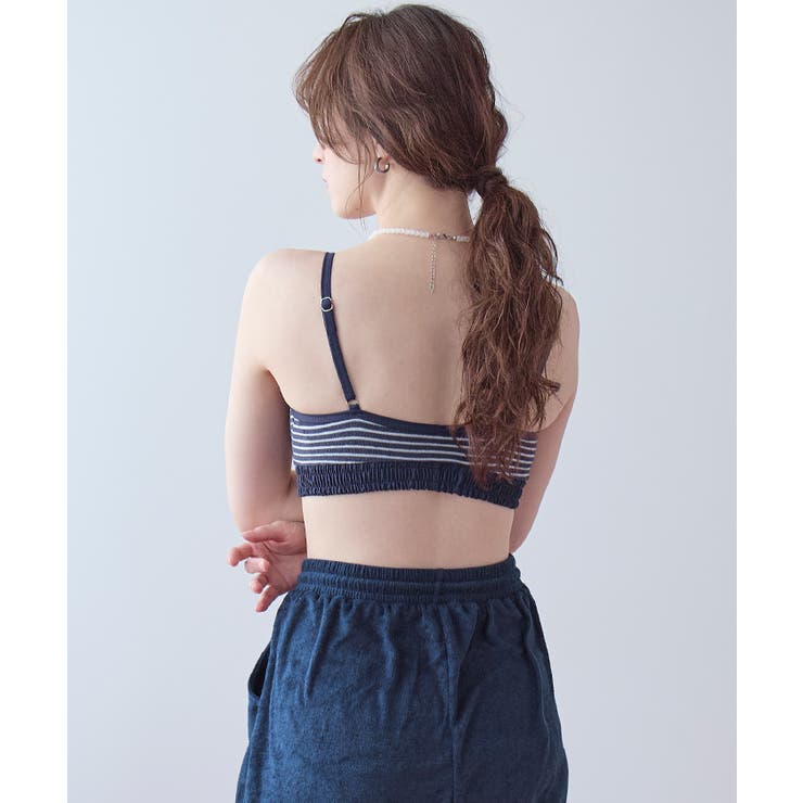 パイル地ボーダースポーティービキニ/水着【SEADRESS シードレス】 | titivate | 詳細画像33 