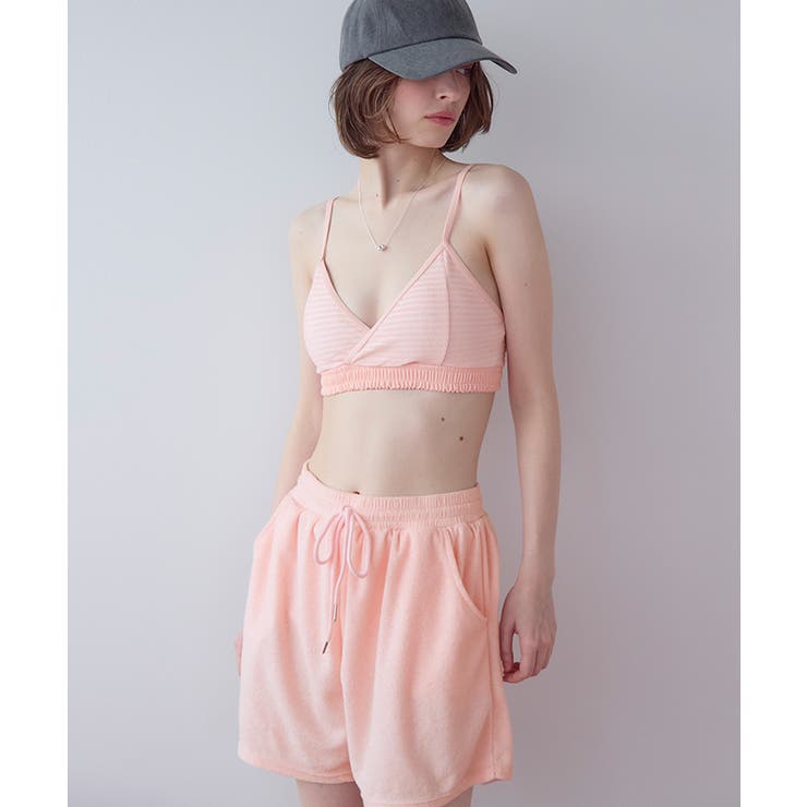 パイル地ボーダースポーティービキニ/水着【SEADRESS シードレス】 | titivate | 詳細画像6 