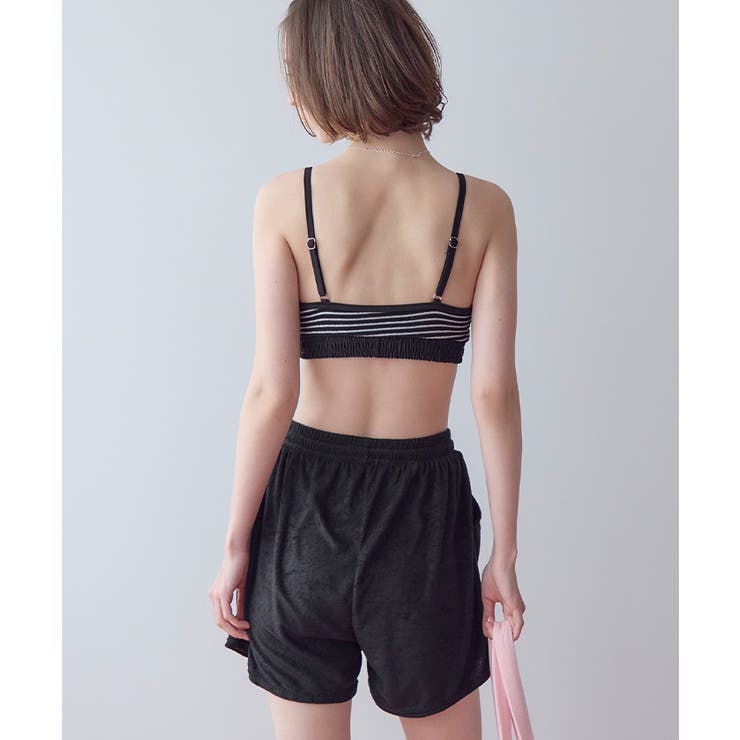 パイル地ボーダースポーティービキニ/水着【SEADRESS シードレス】 | titivate | 詳細画像10 