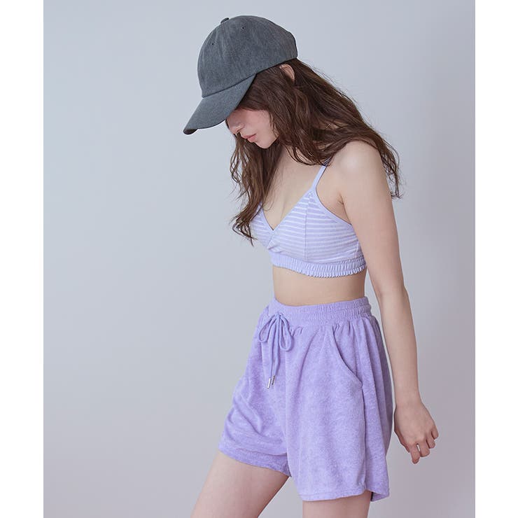 パイル地ボーダースポーティービキニ/水着【SEADRESS シードレス】 | titivate | 詳細画像13 