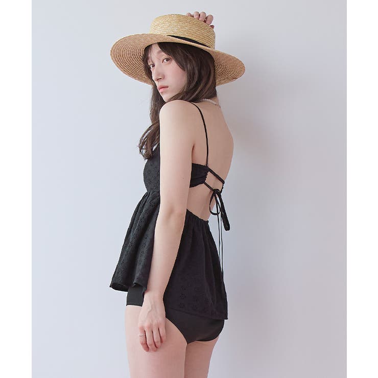 3点セット フラワーレースペプラムビキニ×ショートパンツ 水着【SEADRESS | titivate | 詳細画像33 