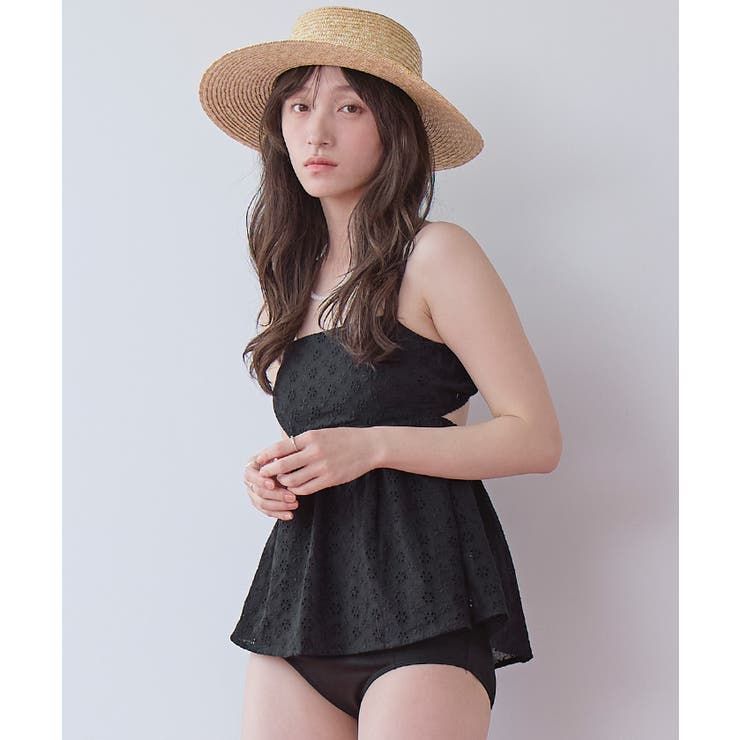 3点セット フラワーレースペプラムビキニ×ショートパンツ 水着【SEADRESS | titivate | 詳細画像17 