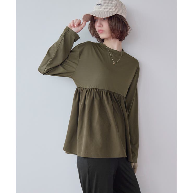 2点セット ペプラムトップス×フレアレギンス ラッシュガード【SEADRESS | titivate | 詳細画像3 