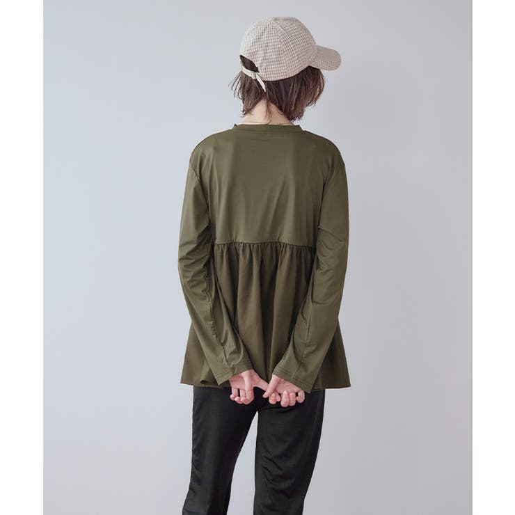 2点セット ペプラムトップス×フレアレギンス ラッシュガード【SEADRESS | titivate | 詳細画像4 