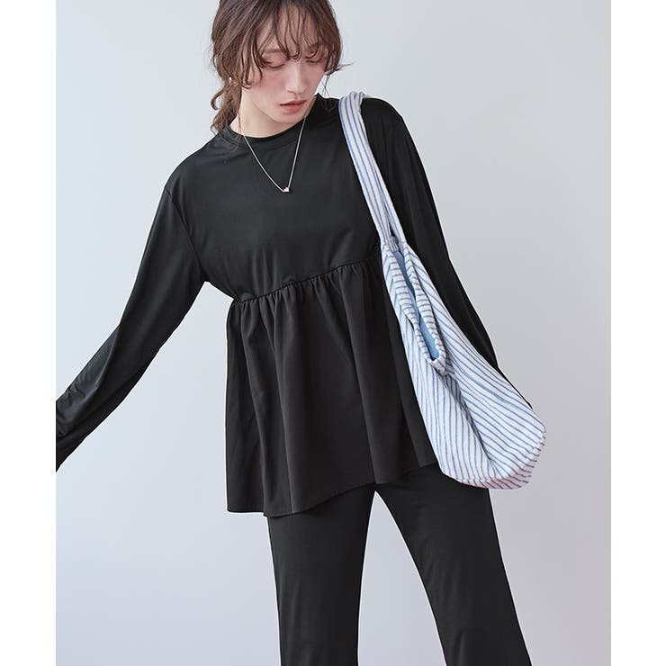 2点セット ペプラムトップス×フレアレギンス ラッシュガード【SEADRESS | titivate | 詳細画像15 