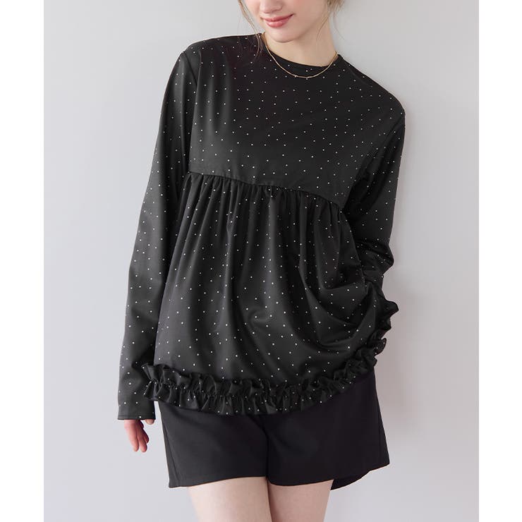 ペプラムフリルトップス×ショートパンツセット ラッシュガード【SEADRESS … | titivate | 詳細画像22 