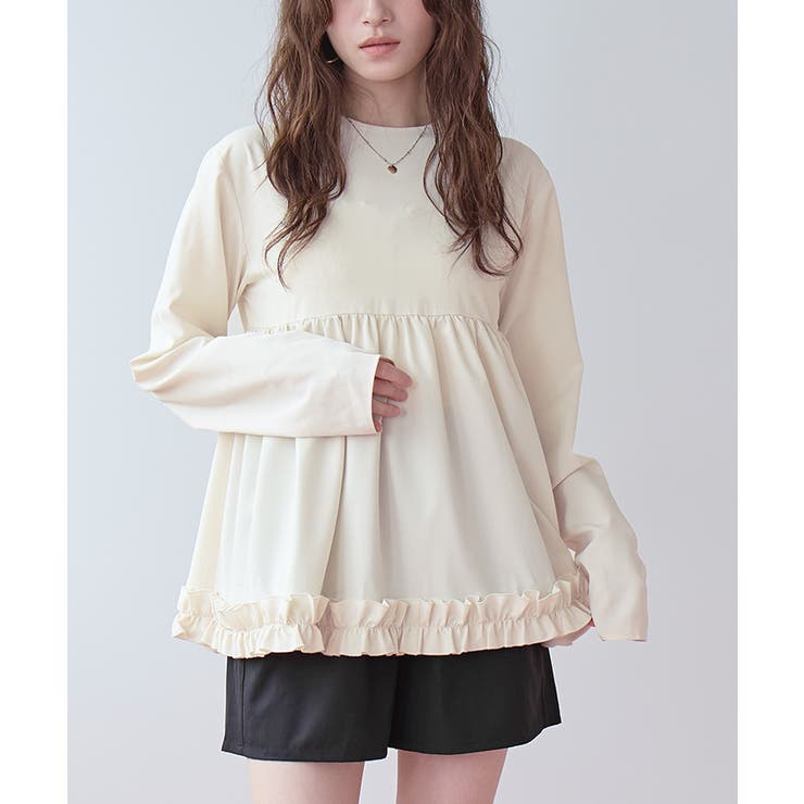 ペプラムフリルトップス×ショートパンツセット ラッシュガード【SEADRESS … | titivate | 詳細画像23 