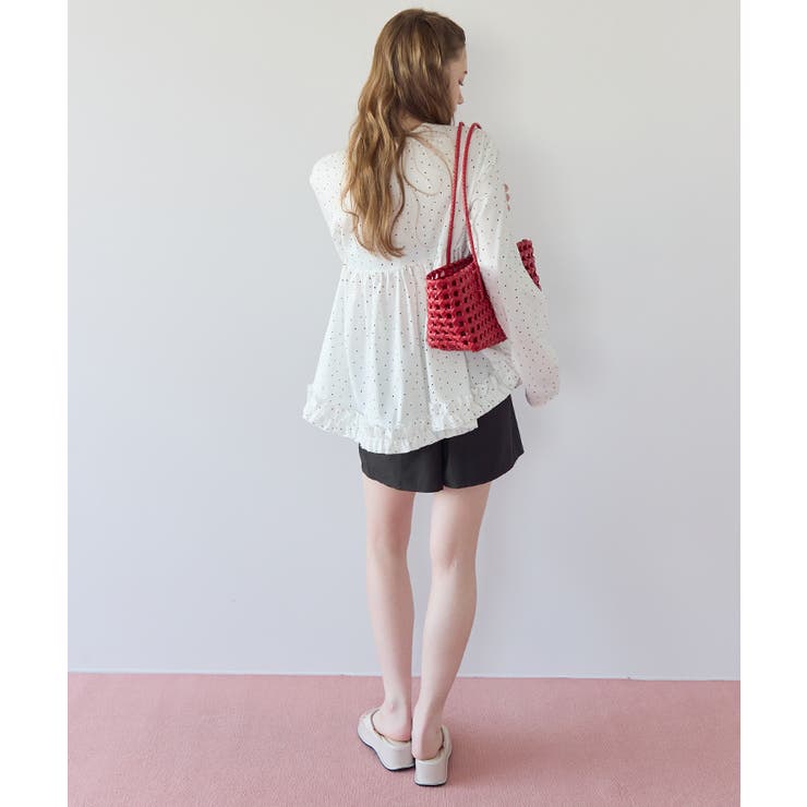 ペプラムフリルトップス×ショートパンツセット ラッシュガード【SEADRESS … | titivate | 詳細画像26 