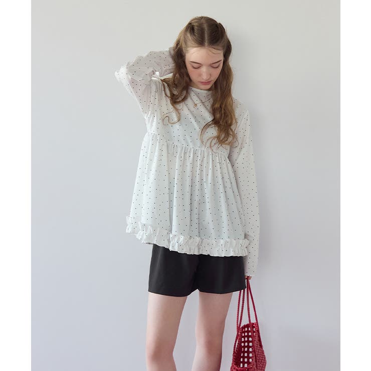 ペプラムフリルトップス×ショートパンツセット ラッシュガード【SEADRESS … | titivate | 詳細画像4 