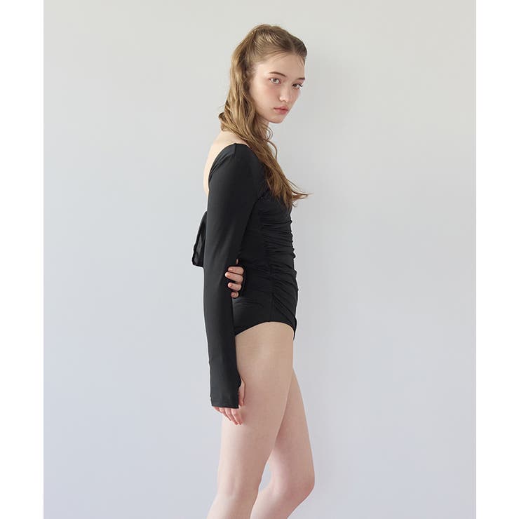 バックオープンリボン長袖ワンピース/水着【SEADRESS シードレス】 | titivate | 詳細画像14 