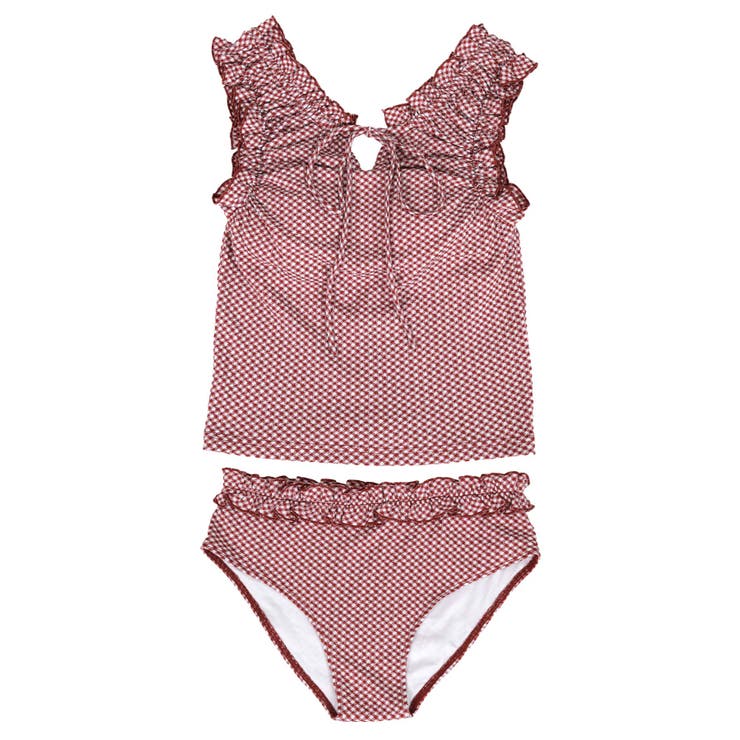 チェック柄フリルタンクトップビキニ/水着【SEADRESS シードレス】 | titivate | 詳細画像20 