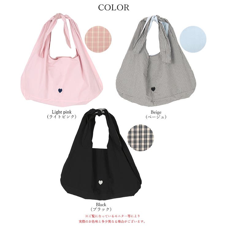 コットンリバーシブルラウンドトートバッグ グッズ【SEADRESS シードレス】 | titivate | 詳細画像5 