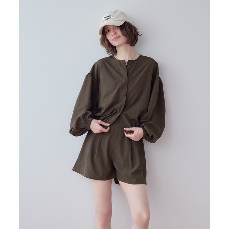 2点セット ノーカラーボリュームブルゾンラッシュガード×ショートパンツ【SEAD… | titivate | 詳細画像28 