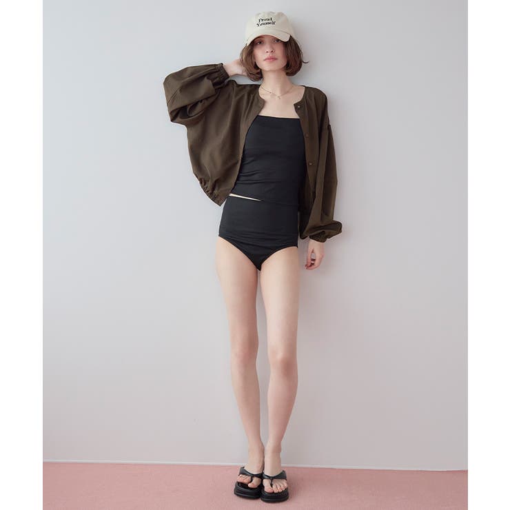 2点セット ノーカラーボリュームブルゾンラッシュガード×ショートパンツ【SEAD… | titivate | 詳細画像6 