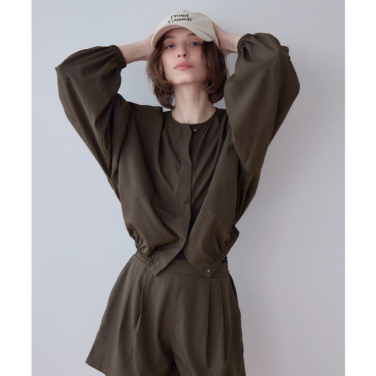 2点セット ノーカラーボリュームブルゾンラッシュガード×ショートパンツ【SEAD… | titivate | 詳細画像7 