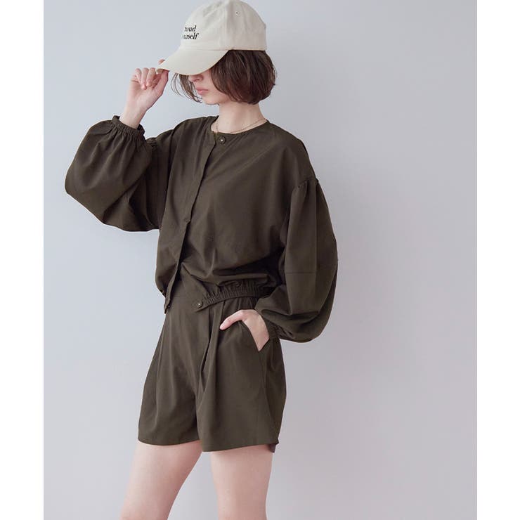 2点セット ノーカラーボリュームブルゾンラッシュガード×ショートパンツ【SEAD… | titivate | 詳細画像8 