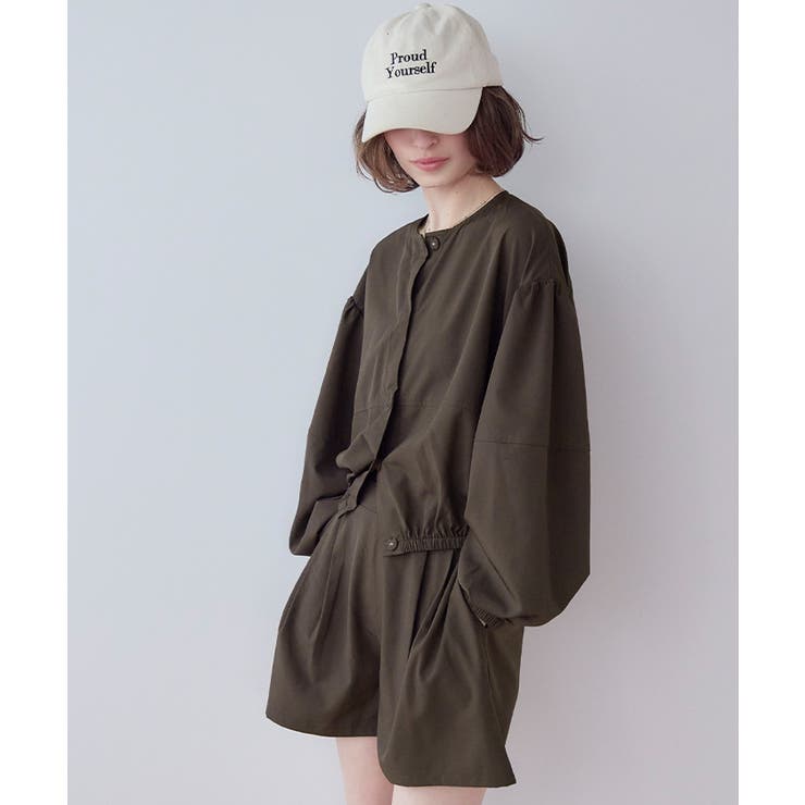 2点セット ノーカラーボリュームブルゾンラッシュガード×ショートパンツ【SEAD… | titivate | 詳細画像9 