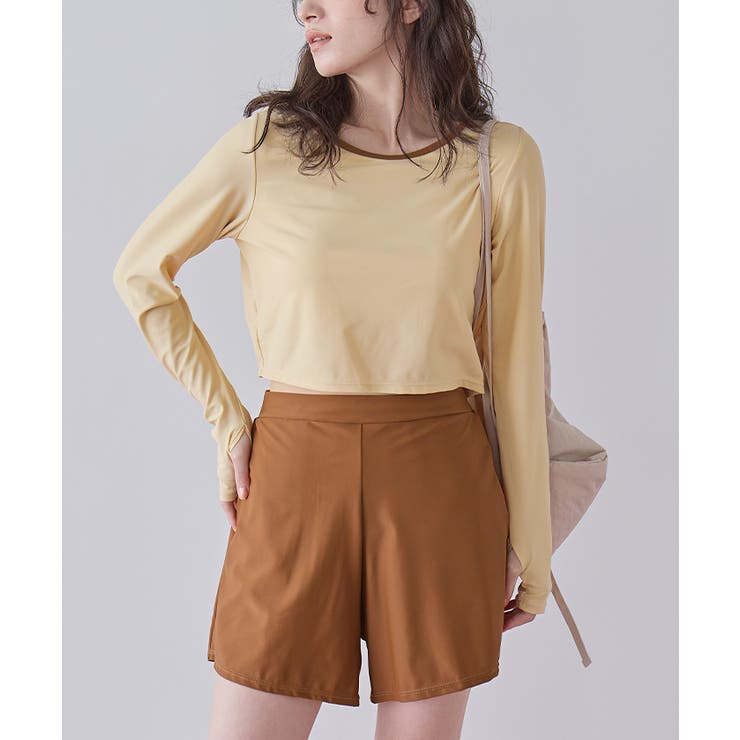 3点セット パイピング長袖ビキニ×ショートパンツ 水着【SEADRESS | titivate | 詳細画像26 