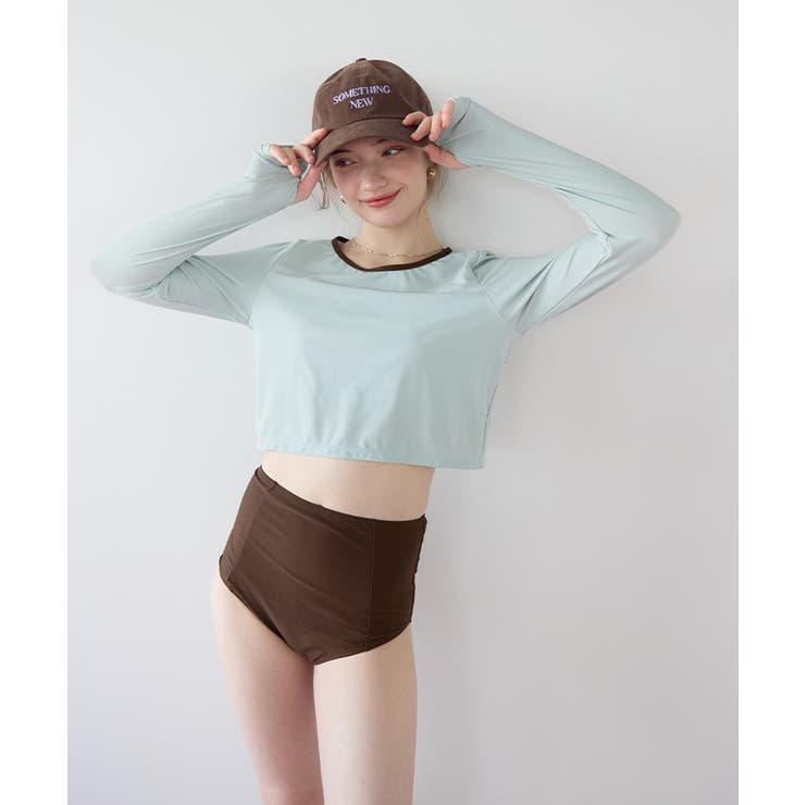 3点セット パイピング長袖ビキニ×ショートパンツ 水着【SEADRESS | titivate | 詳細画像30 