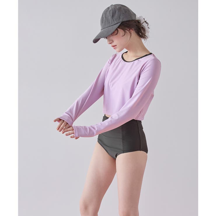 3点セット パイピング長袖ビキニ×ショートパンツ 水着【SEADRESS | titivate | 詳細画像10 