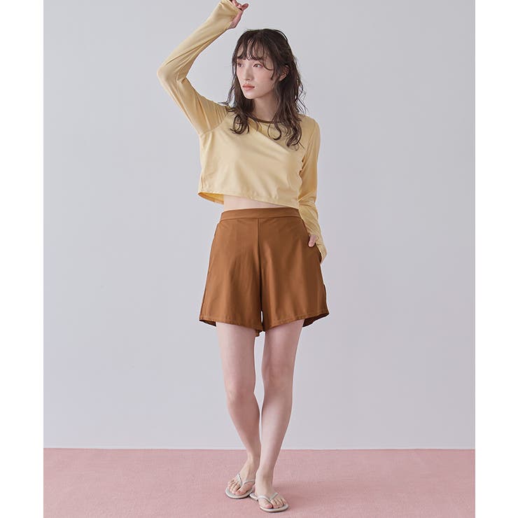 3点セット パイピング長袖ビキニ×ショートパンツ 水着【SEADRESS | titivate | 詳細画像13 