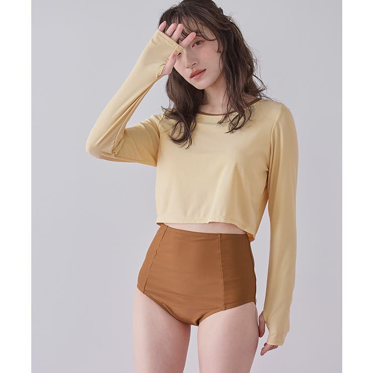 3点セット パイピング長袖ビキニ×ショートパンツ 水着【SEADRESS | titivate | 詳細画像14 