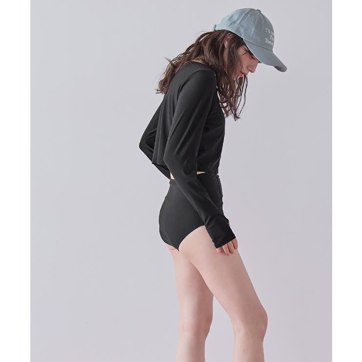 3点セット パイピング長袖ビキニ×ショートパンツ 水着【SEADRESS | titivate | 詳細画像17 