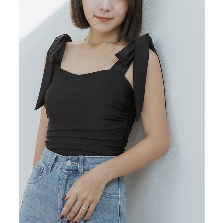 スカート付ショルダーリボンワンピース/水着【SEADRESS シードレス】 | titivate | 詳細画像9 