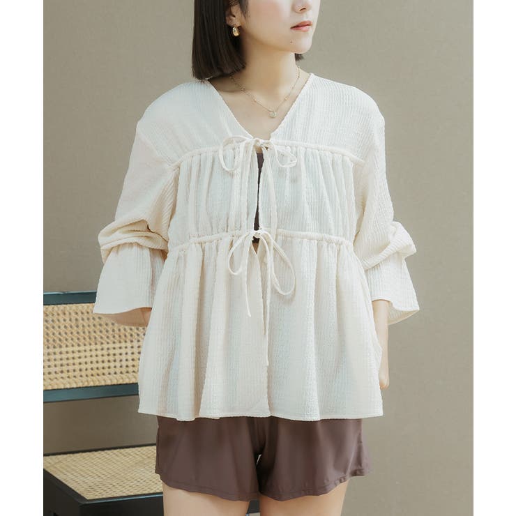 4点セット ティアードラッシュガード×ビキニ 水着【SEADRESS | titivate | 詳細画像2 