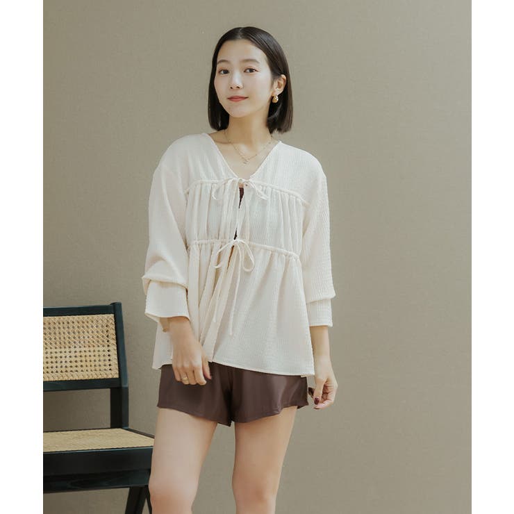 4点セット ティアードラッシュガード×ビキニ 水着【SEADRESS | titivate | 詳細画像3 