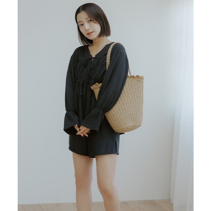 4点セット ティアードラッシュガード×ビキニ 水着【SEADRESS | titivate | 詳細画像10 