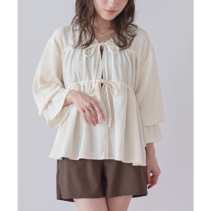 4点セット ティアードラッシュガード×ビキニ 水着【SEADRESS | titivate | 詳細画像11 