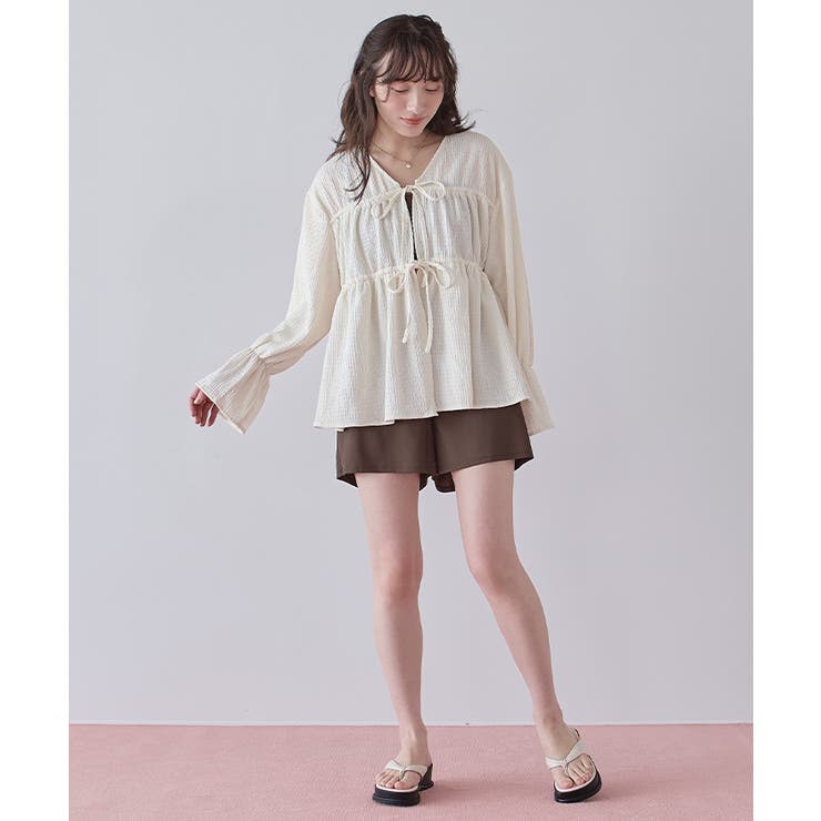 4点セット ティアードラッシュガード×ビキニ 水着【SEADRESS | titivate | 詳細画像12 