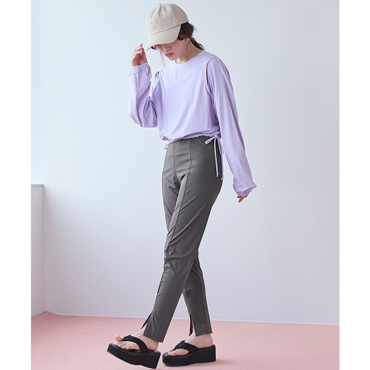 センタースリットデザインレギンス ラッシュガード【SEADRESS シードレス】 | titivate | 詳細画像15 