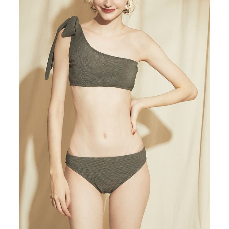 ワンショルダーダブルリボンビキニ 水着 ビーチ 品番 Tv Titivate ティティベート のレディースファッション通販 Shoplist ショップリスト