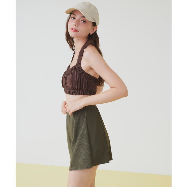 ハイウエストシンプルショートパンツ/水着【SEADRESS シードレス】 | titivate | 詳細画像10 