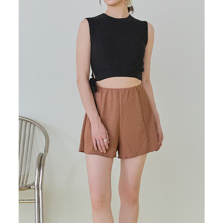 ハイウエストシンプルショートパンツ/水着【SEADRESS シードレス】 | titivate | 詳細画像17 